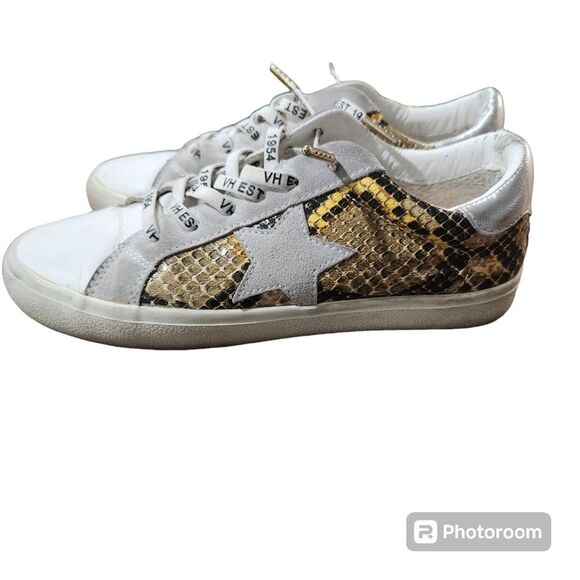 Vintage Havana Shoes - Vintage Havana Zenaib Snake Skin Print Tennis Shoes Womens SZ 7 Casual Everyday